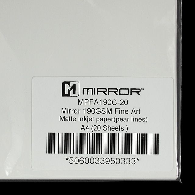 Image of Mirror **Pearl Lines** Photo Paper A4 190g (20pk) ***OEM*** (IT8738)